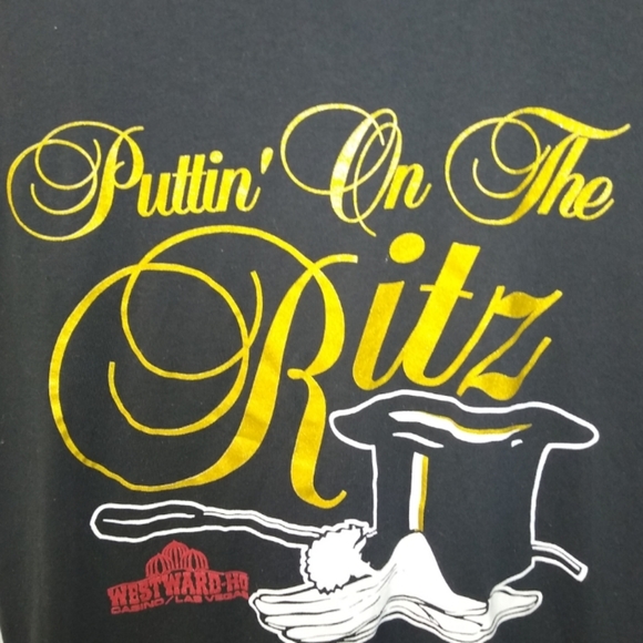 Westward Ho Las Vegas Puttin'On The Ritz T-Shirt L - Picture 2 of 4